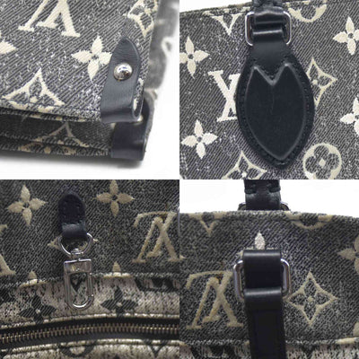 Louis Vuitton  Monogram Jacquard Denim Onthego MM Black