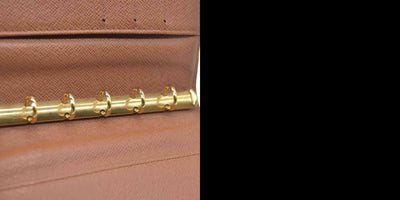 AUCTION $495  Louis Vuitton Monogram Agenda PM Notebook Cover Brown CA0948