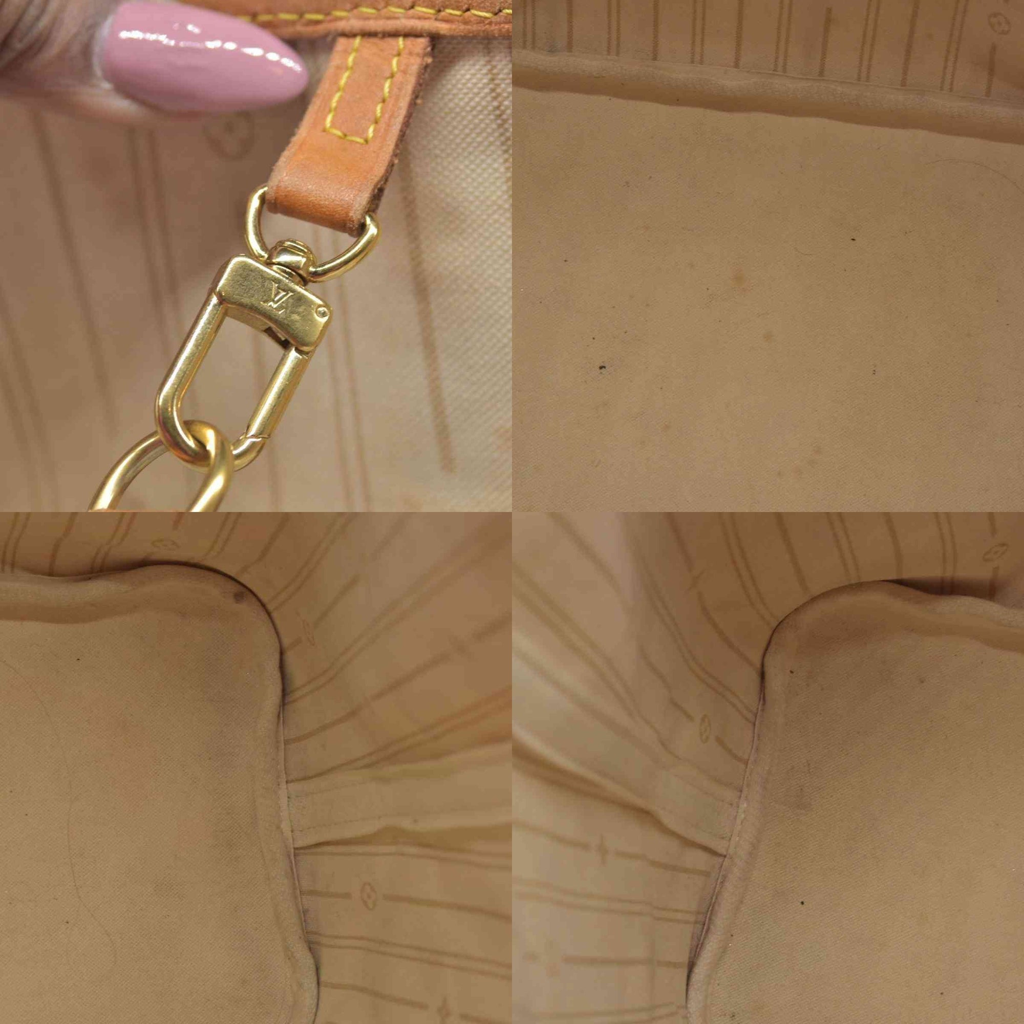 $2130 2011 Louis Vuitton  Damier Azur Neverfull MM CA5111