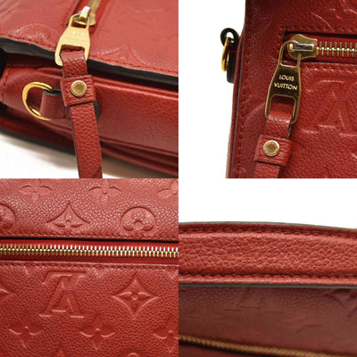 Louis Vuitton  Empreinte Pochette Metis Scarlet