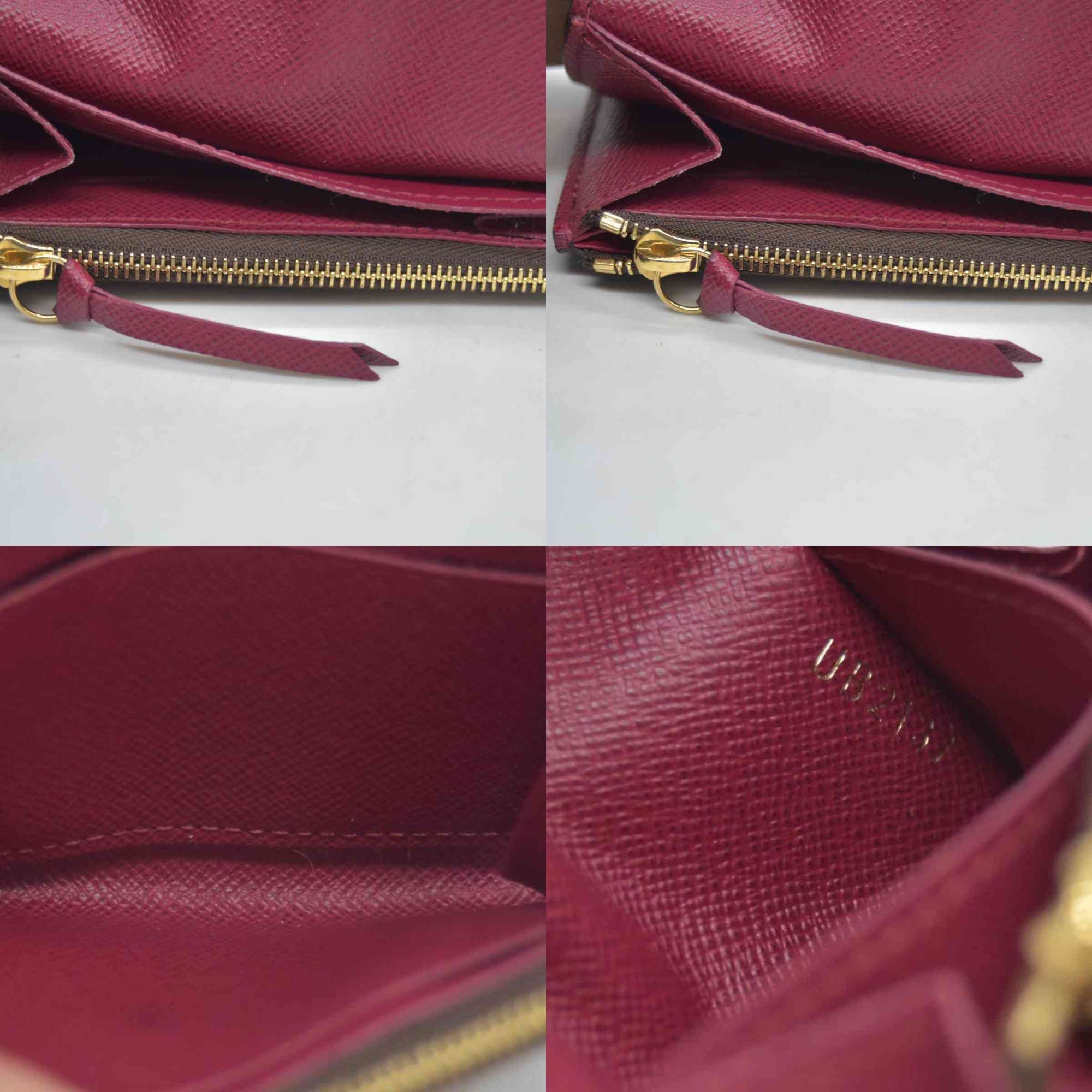$450 2017 Louis Vuitton Monogram Porte Monnaie Rosalie Coin Purse Wallet Brown UB2137