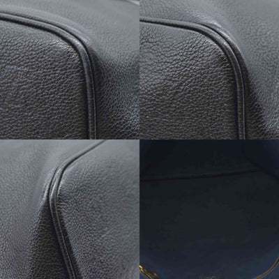 $2940 Louis Vuitton LV Monogram Neverfull  MM Empreinte Black Tote
