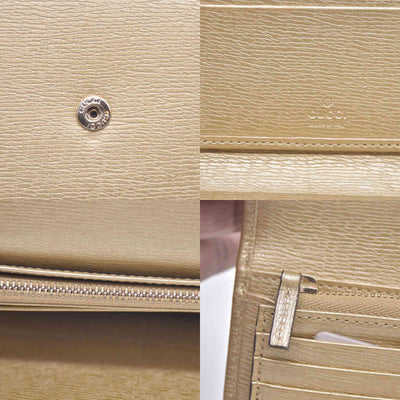 $590 Gucci  Interlocking G Logo Leather Bifold Wallet CONSIGNMENT