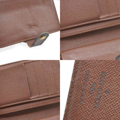 $675 Louis Vuitton Monogram Porte Monnaie Billets Viennois Bifold Wallet SD0054