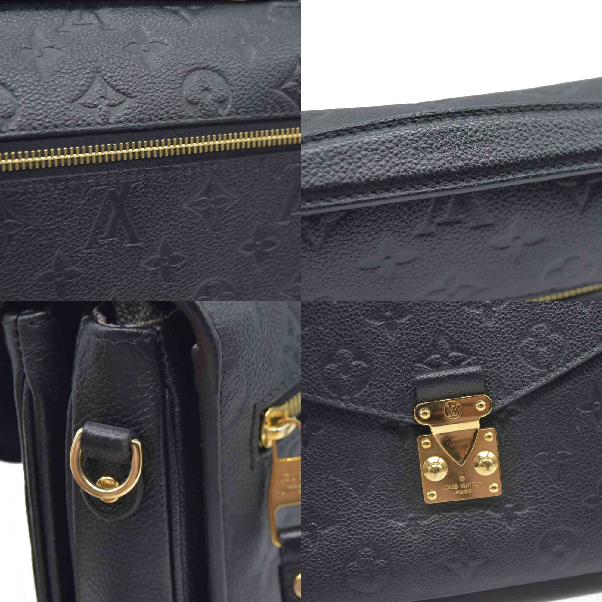 $3000 Louis Vuitton  Empreinte Pochette Metis Black