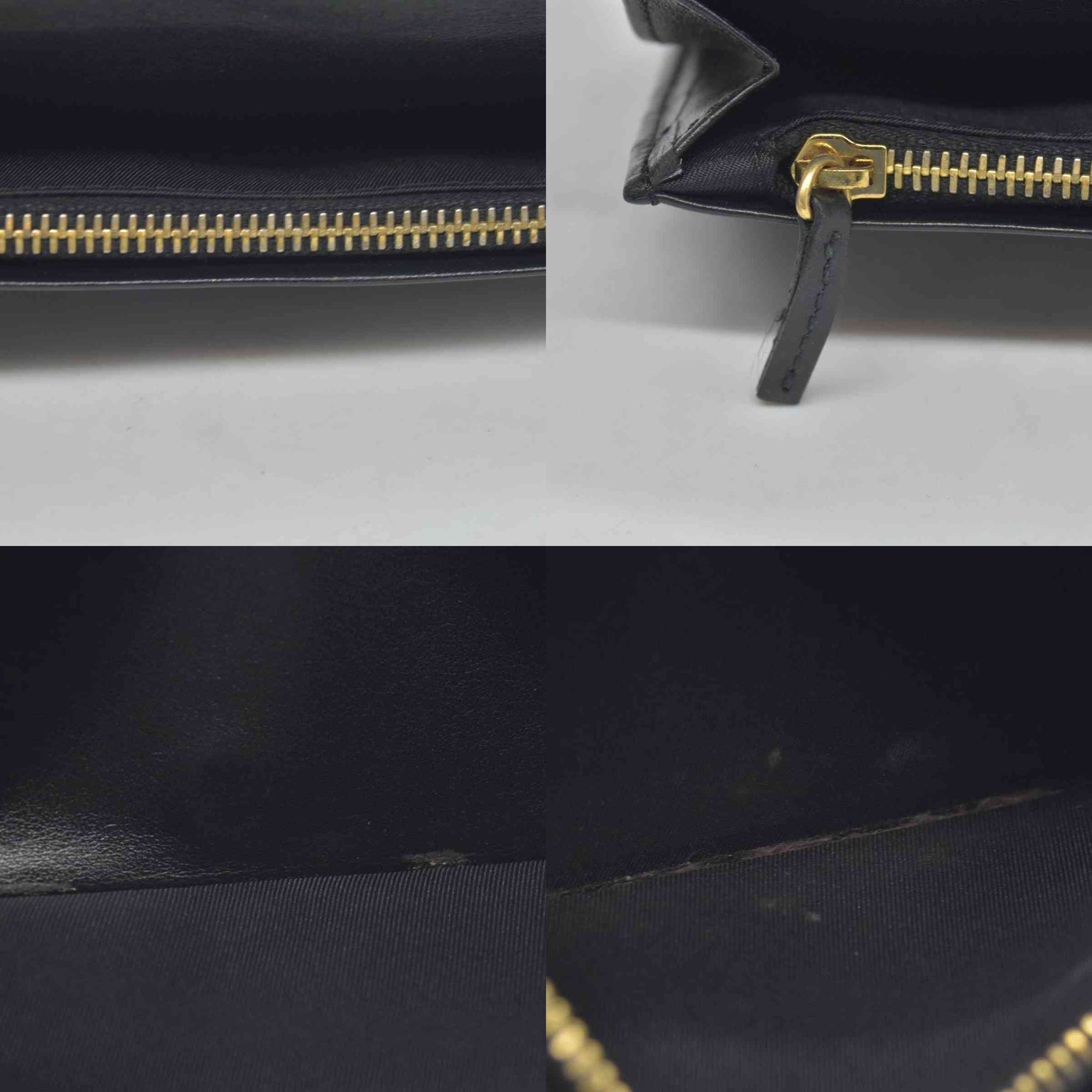 VERSACE Medusa Wallet Black Leather Unisex Bifold Long Wallet with Gold Hardware CONSIGNMENT
