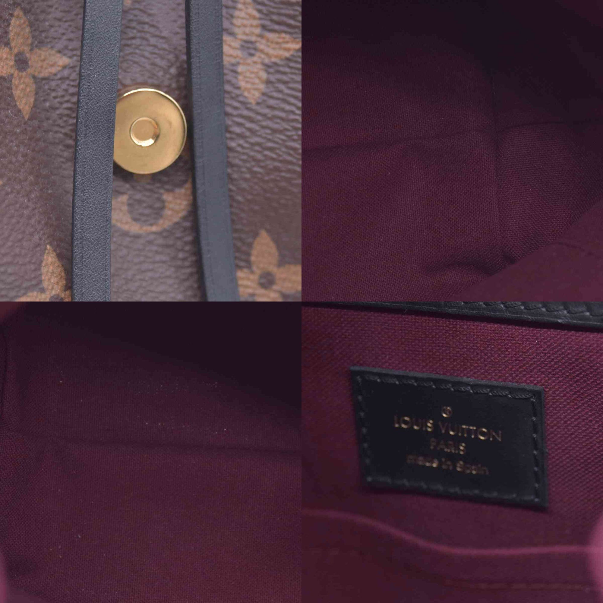 $3200 Louis Vuitton Monogram BB Montsouris NM Backpack Black