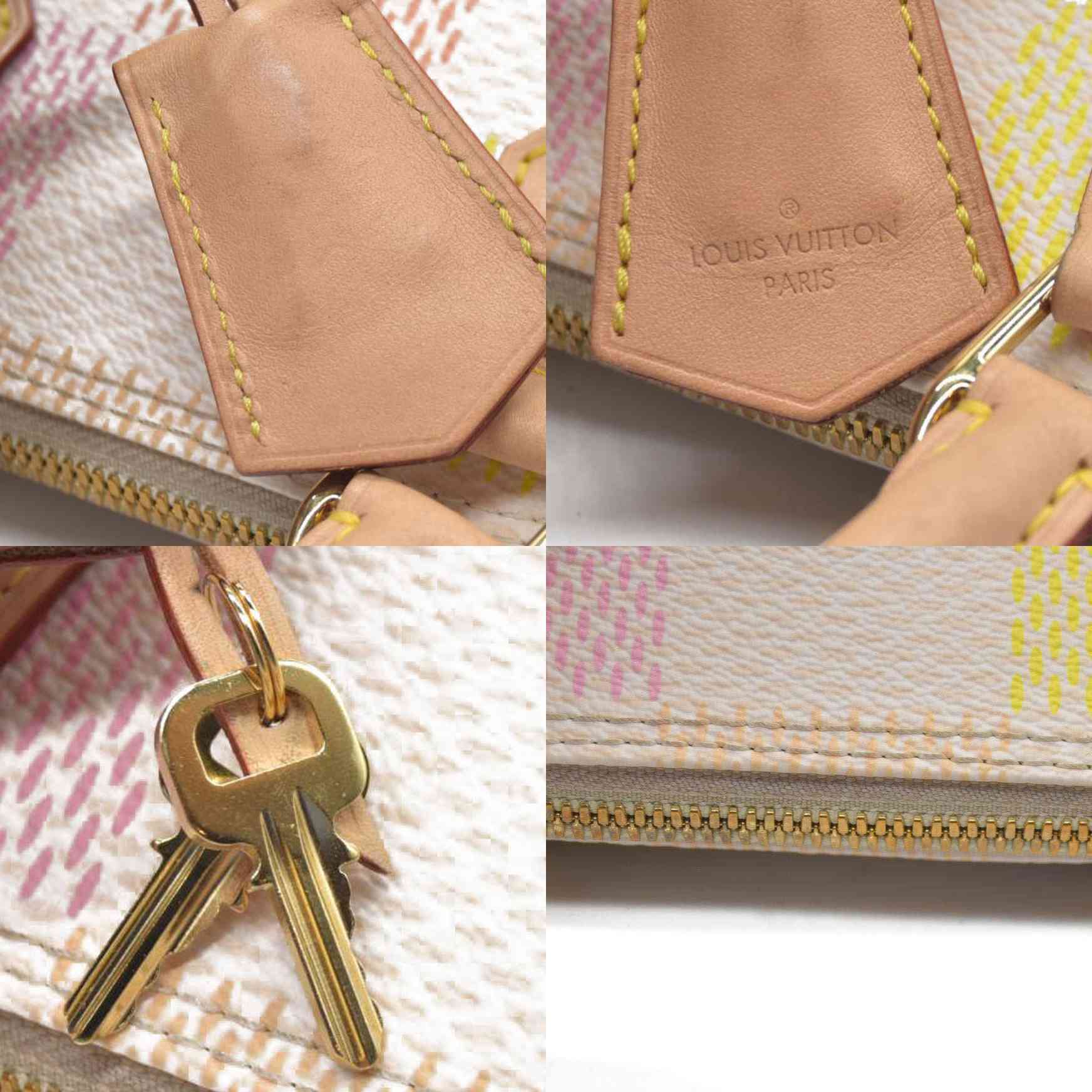 $2600 Louis Vuitton  Damierlicious Alma BB Rose Peach