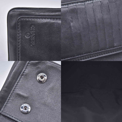 $1345 2013 Chanel  Sevruga Leather French Purse 18703978 CONSIGNMENT