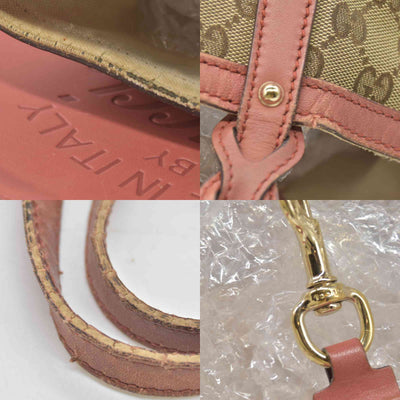 $1040 Gucci Monogram Medium Craft Tote Red