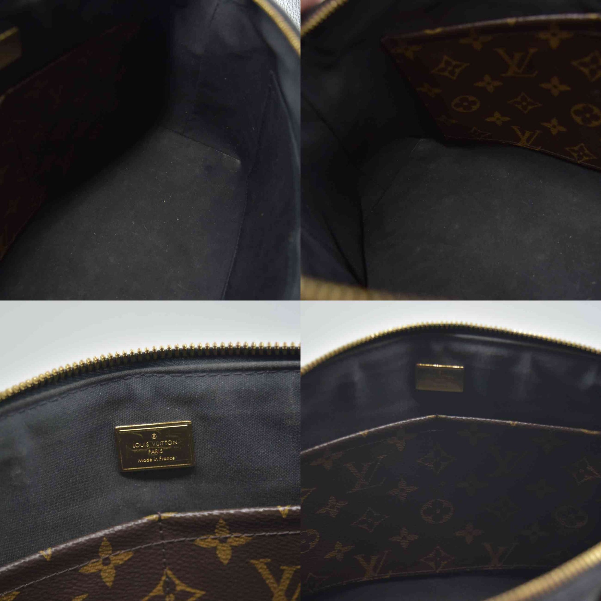 $2270 2018 Louis Vuitton Patent Calfskin Miroir Tote Black SN0188