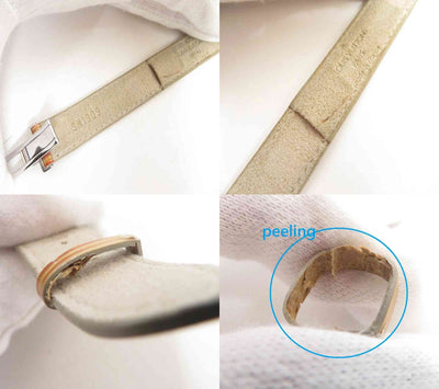 $475 Louis Vuitton Leather Epi Wish Wrap Bracelet Brown SN1909