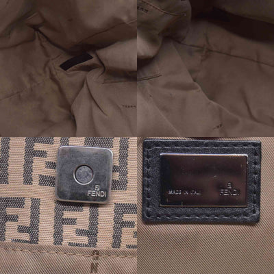 $850 FENDI Zucca Spalmati Medium Roll Tote Tobacco CONSIGNMENT