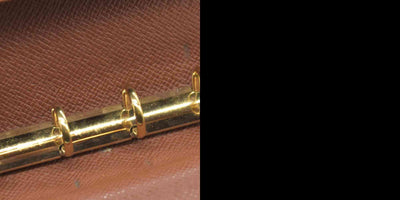 $505 1998 LOUIS VUITTONMonogram Small Ring Agenda Cover CONSIGNMENT CA1928