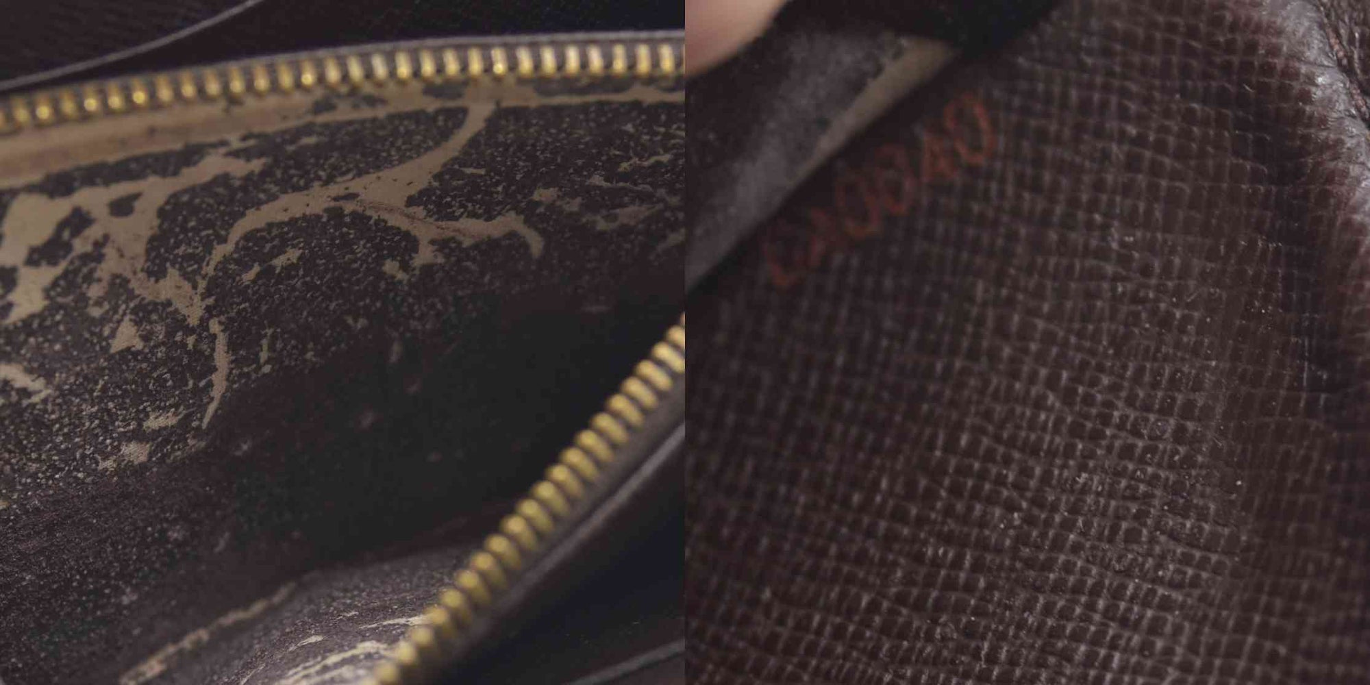 Louis Vuitton Damier Porte Monnaie Zippy Long Wallet Brown CA0040