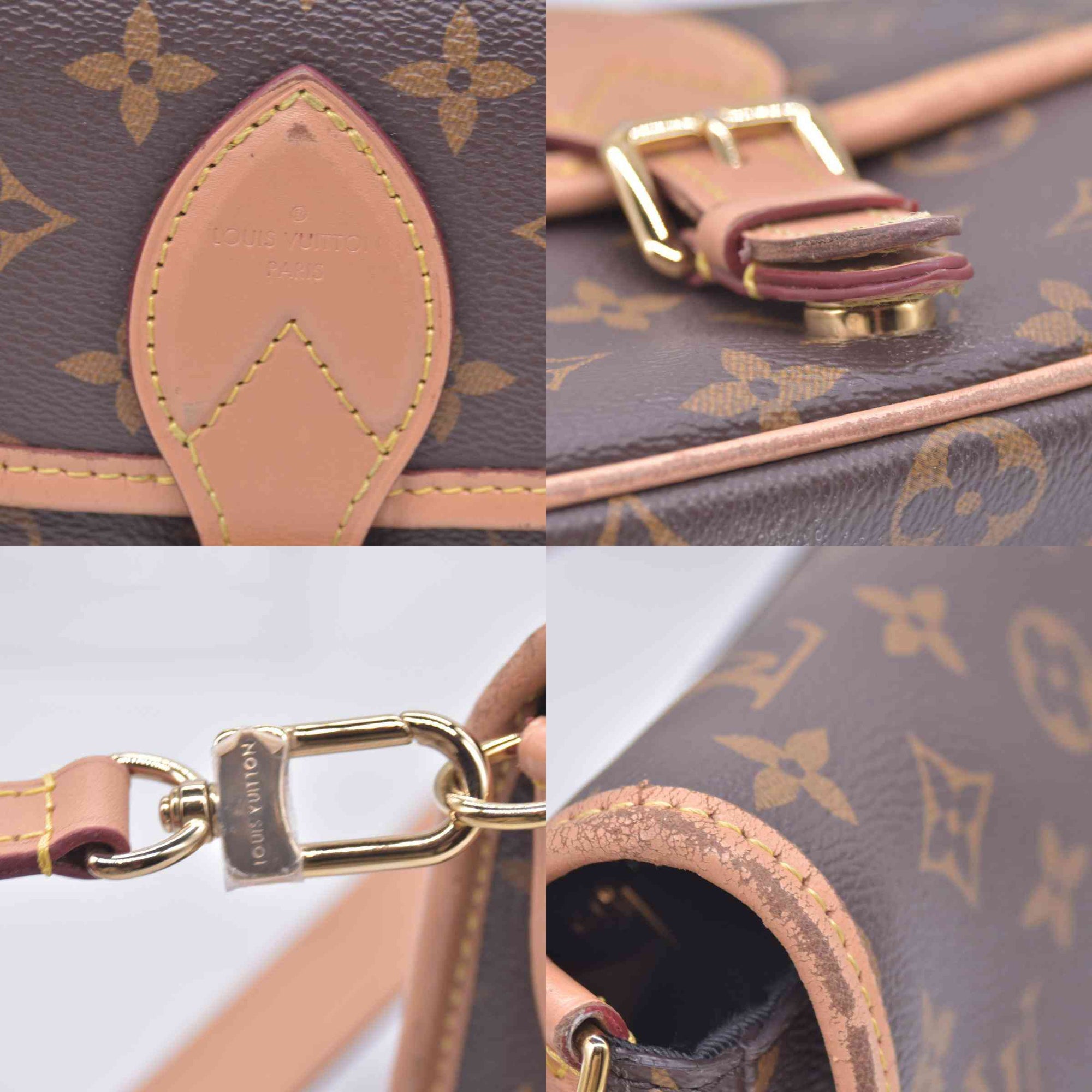 $2940 Louis Vuitton Monogram Diane Black 10020675