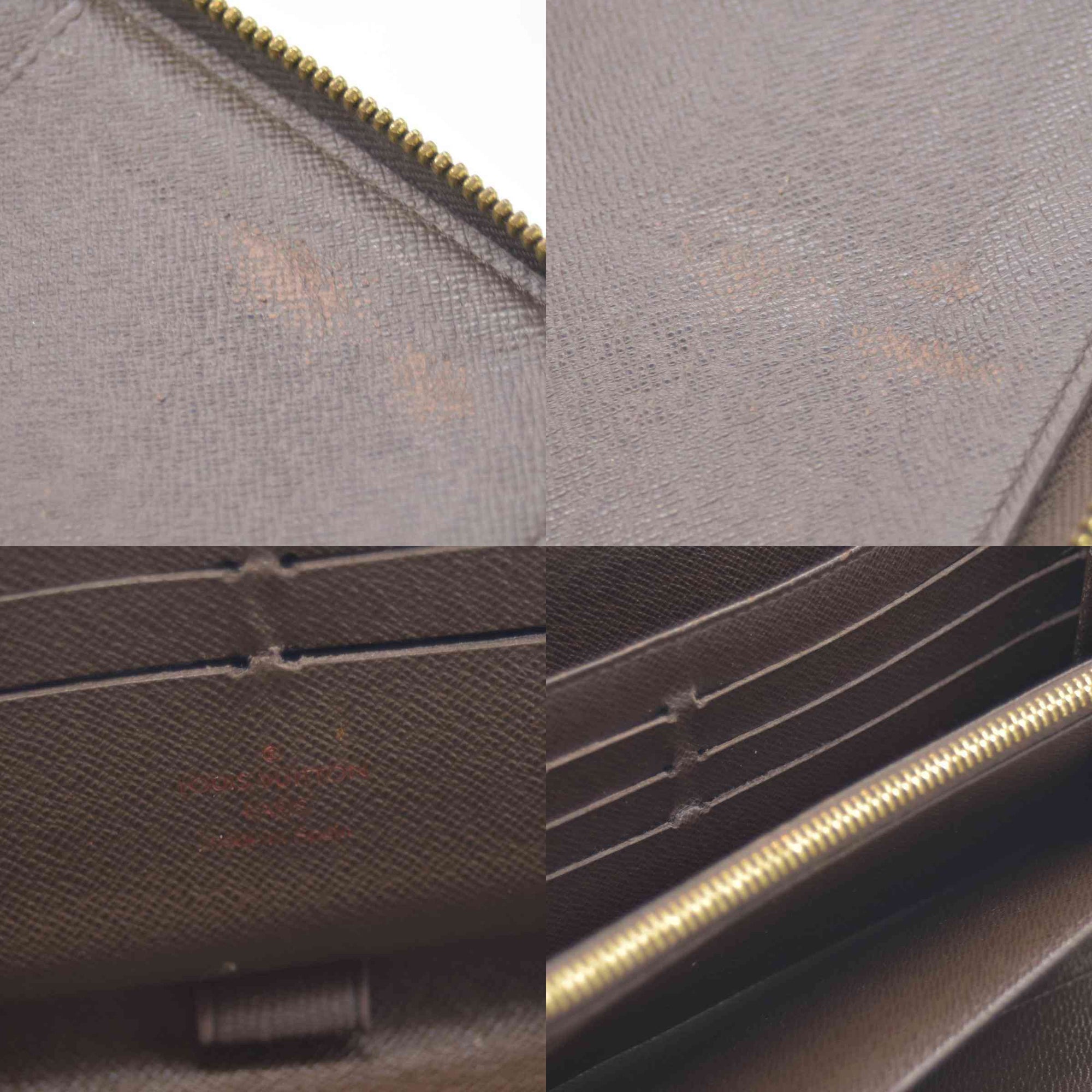 $940 Louis Vuitton Damier Ebene Zippy Wallet CA2142 CONSIGNMENT