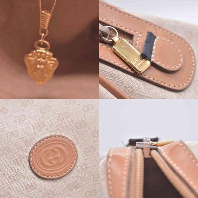 $420 GUCCI Vintage GG Plus Cosmetic Pouch CONSIGNMENT 10021413