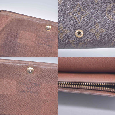 $560 1994 Louis Vuitton Monogram Porte Monnaie Billets Tresor Bifold Wallet MI0944 CONSIGNMENT