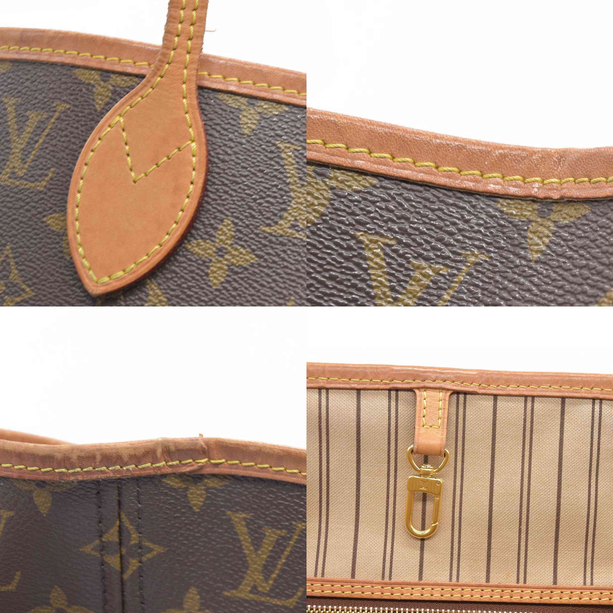 $2170 Louis Vuitton 2021 LV Monogram Neverfull MM