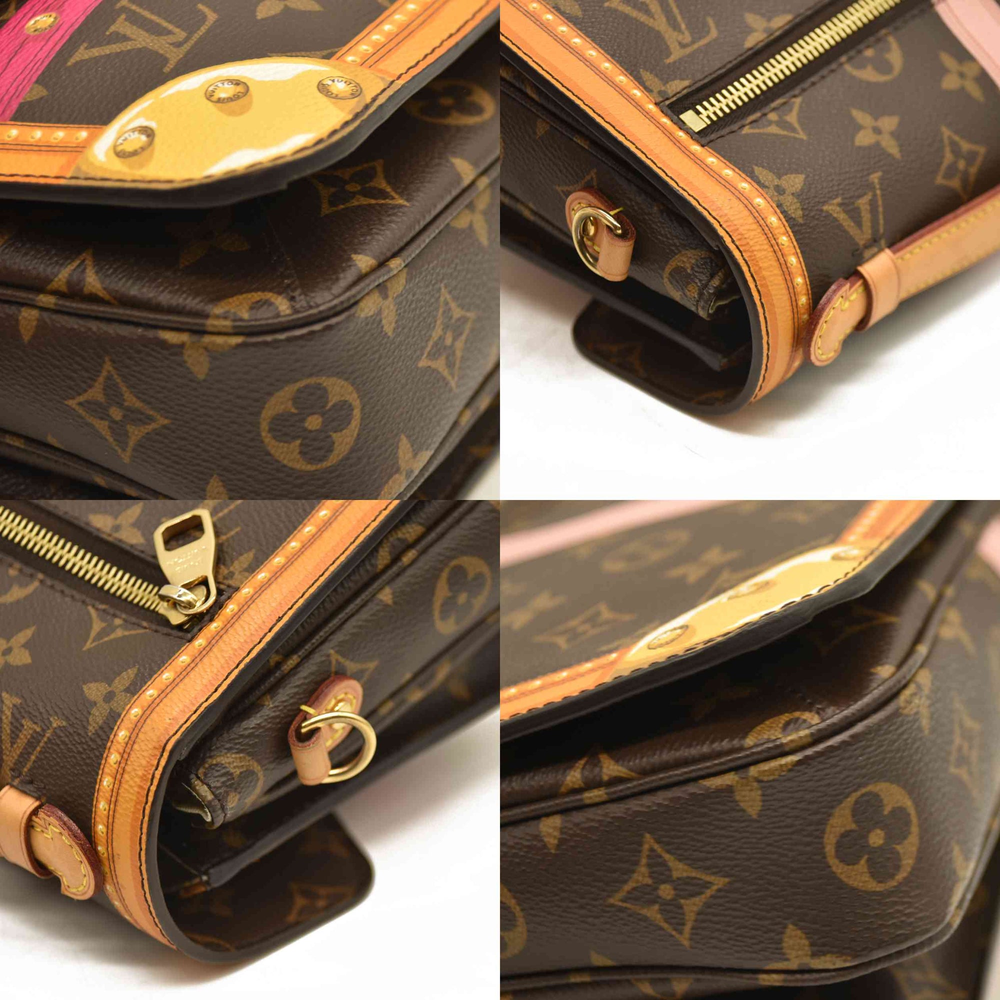 Louis Vuitton  Monogram Summer Trunks Pochette Metis DR1118