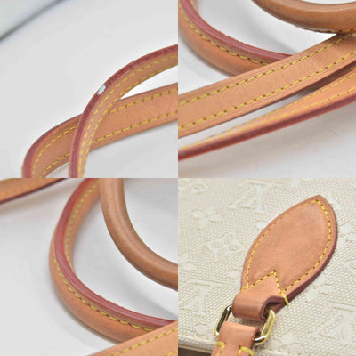 $3650 Louis Vuitton On The Go Miami GM Tote Light Beige Multi Jacquard Monogram Gold Hardware
