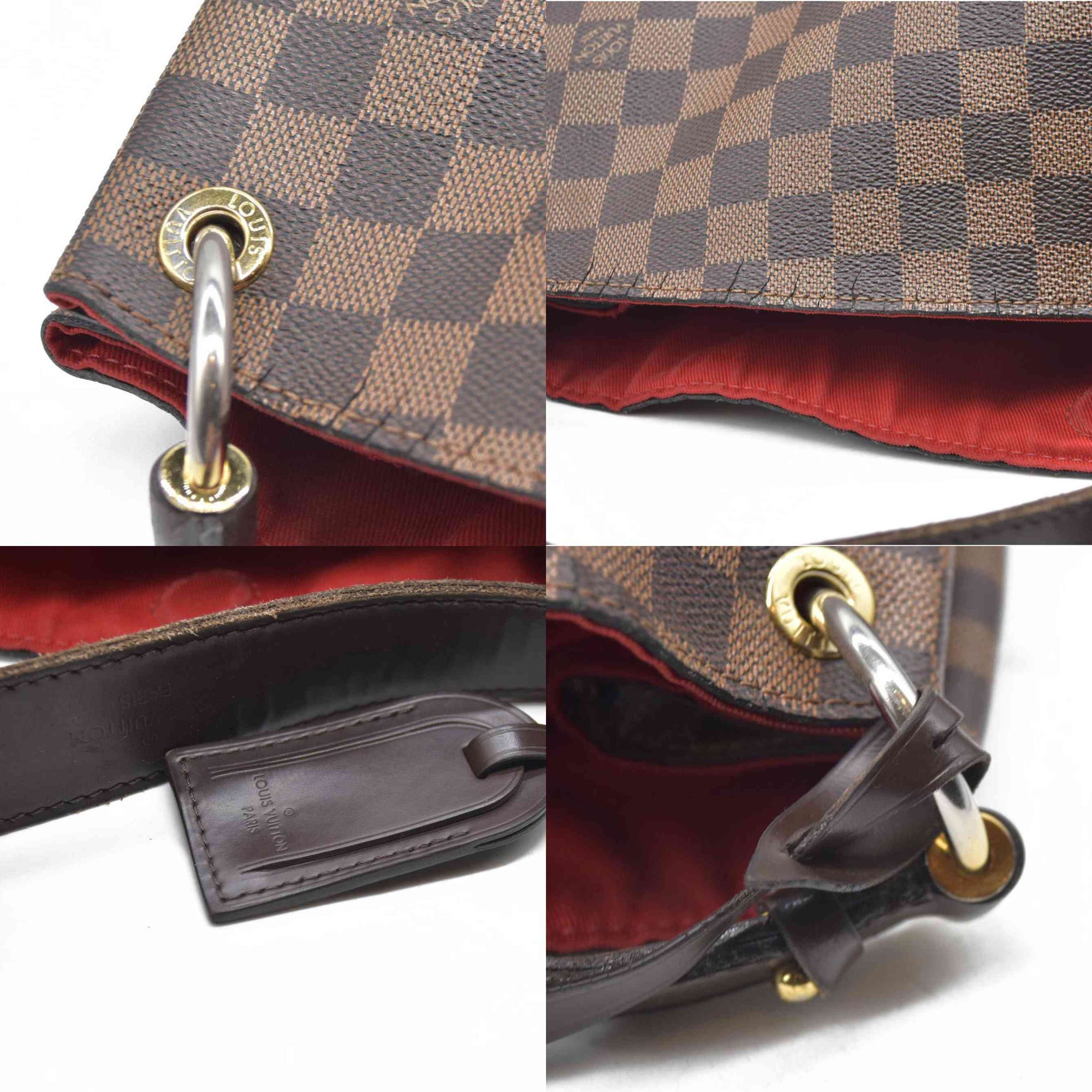 $2160 Louis Vuitton  Damier Ebene Graceful MM