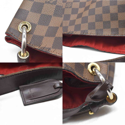 $2160 Louis Vuitton  Damier Ebene Graceful MM