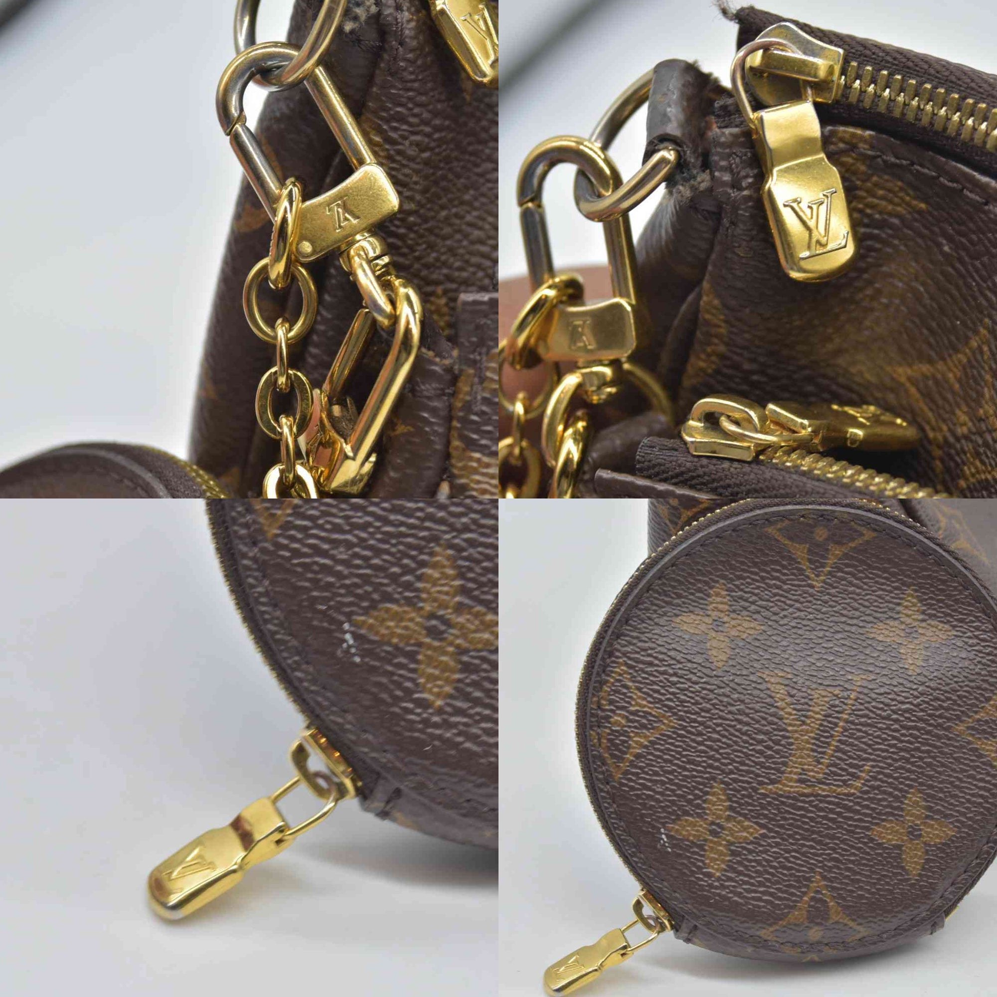 $2840 2020 Louis Vuitton LV Monogram Multi-Pochette Accessories Rose Clair Pink SD2270