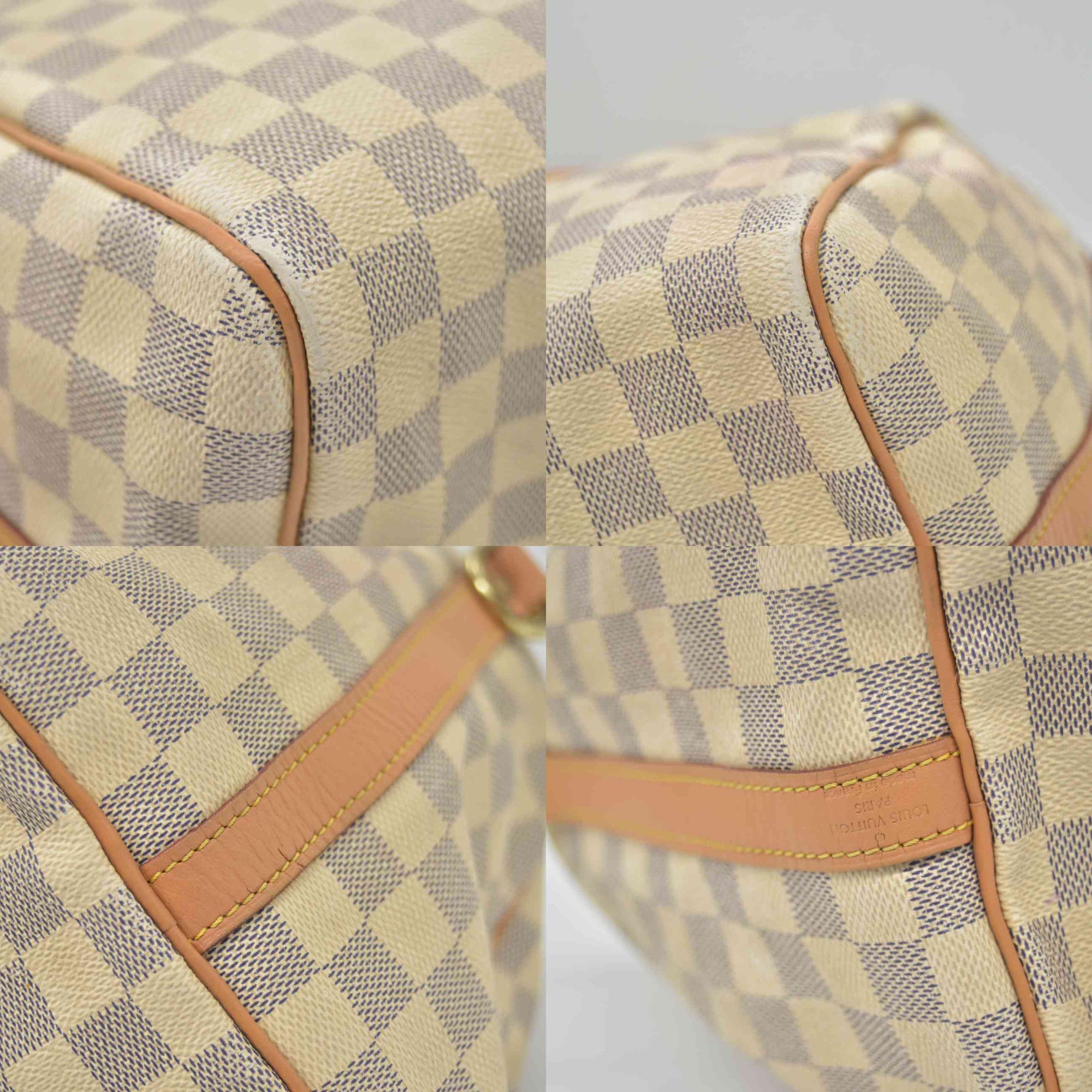$2040 2017 Louis Vuitton Damier Azur Speedy Bandouliere 30 DU1197