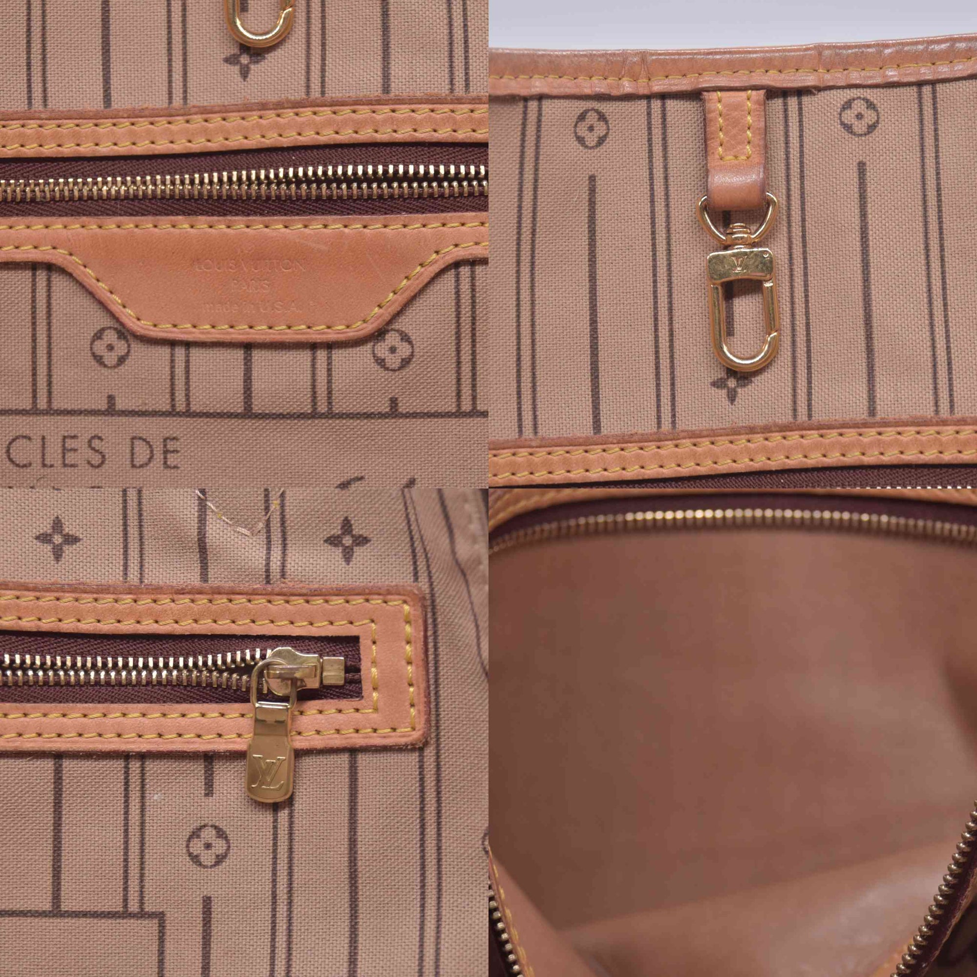 $2310 2010 Louis Vuitton USA Monogram Neverfull GM SD4140 10021301