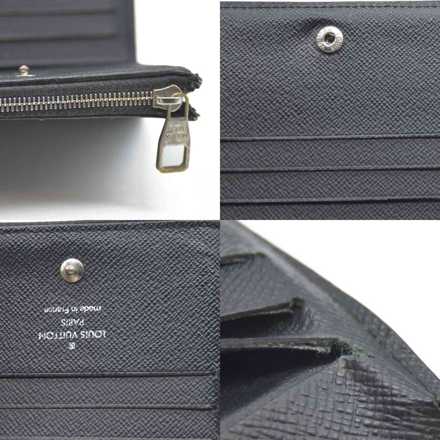 Louis Vuitton Damier Graphite Portefeuille Smart Bifold Wallet Black TS1167