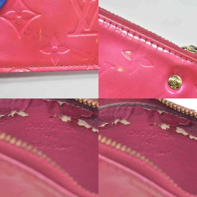 $490 Louis Vuitton Vernis Key Pouch Framboise CONSIGNMENT