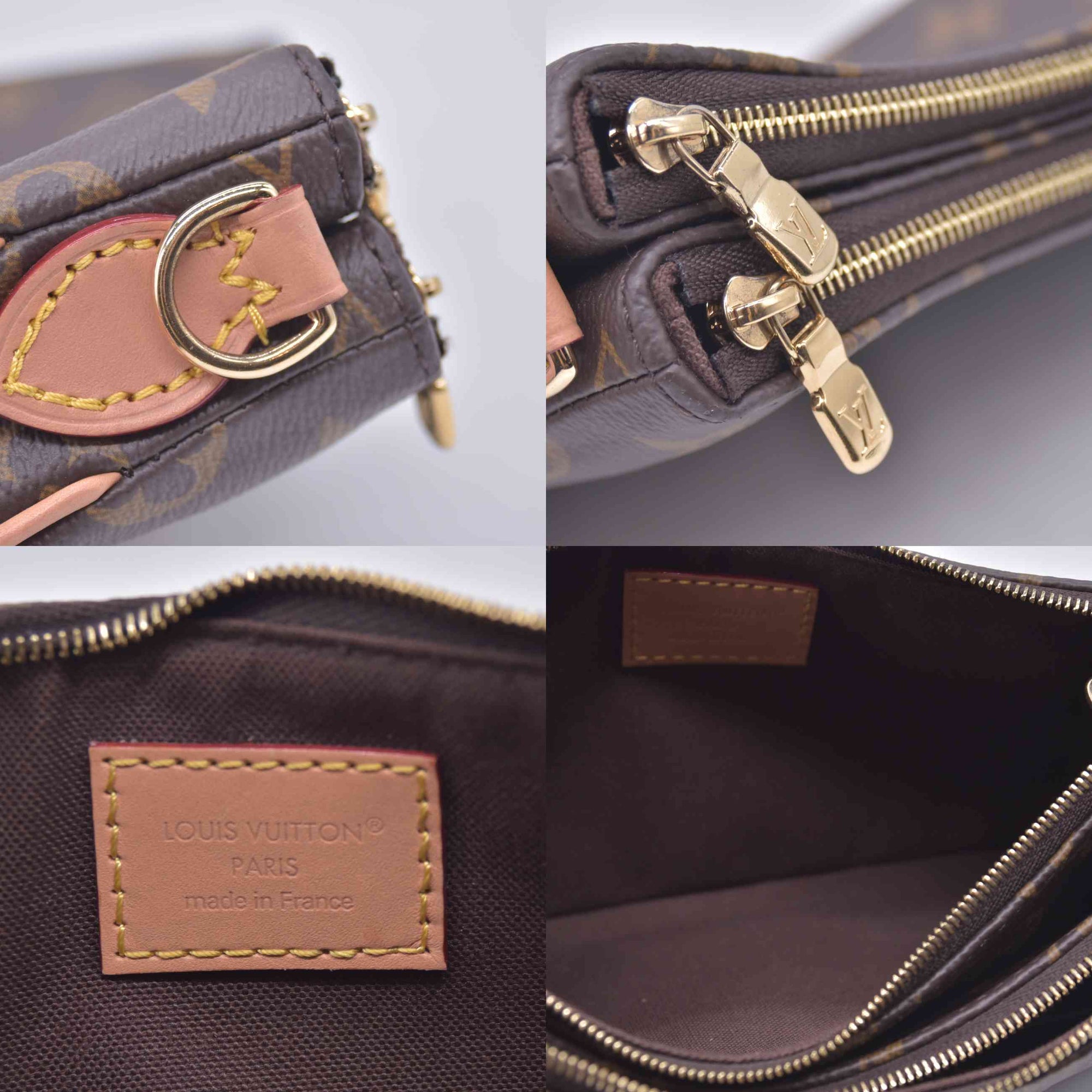 $1950 Louis Vuitton Monogram Pochette Liv 10021145 RFID NO CHAIN