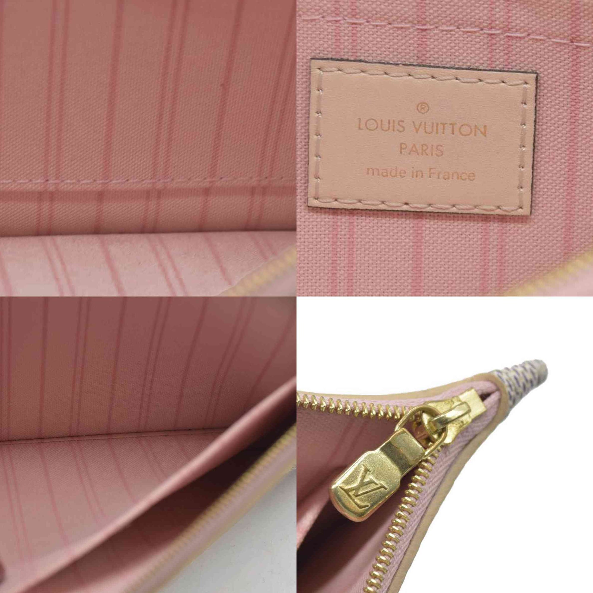 $2030 Louis Vuitton Damier Azur Neverfull GM MM Pochette