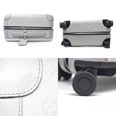 $4050 Louis Vuitton Taigarama Horizon 55 Optic White