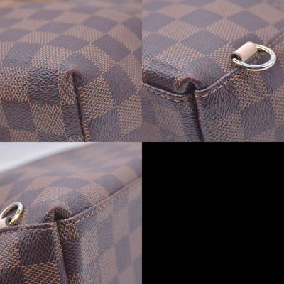 $2180 2019 Louis Vuitton Damier Ebene Clapton Cream Backpack SR4169 10021303