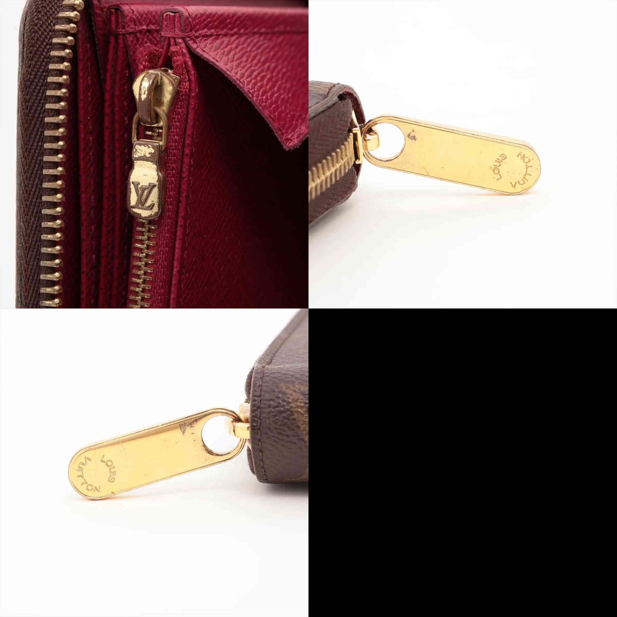 $915 LM0280 2020 Louis Vuitton Monogram Zippy Wallet Fuchsia