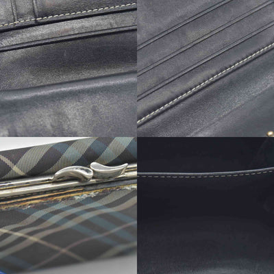 Burberry Blue Label Canvas Printed Wallet CONSIGNMENT