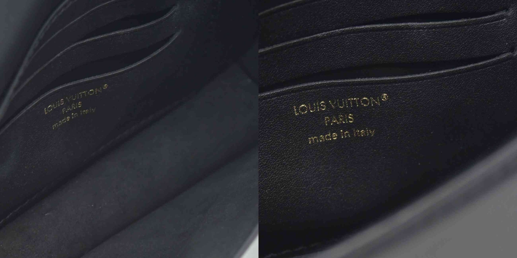 $2080 RFID Louis Vuitton Calfskin LV Bloom Wallet On Chain Black