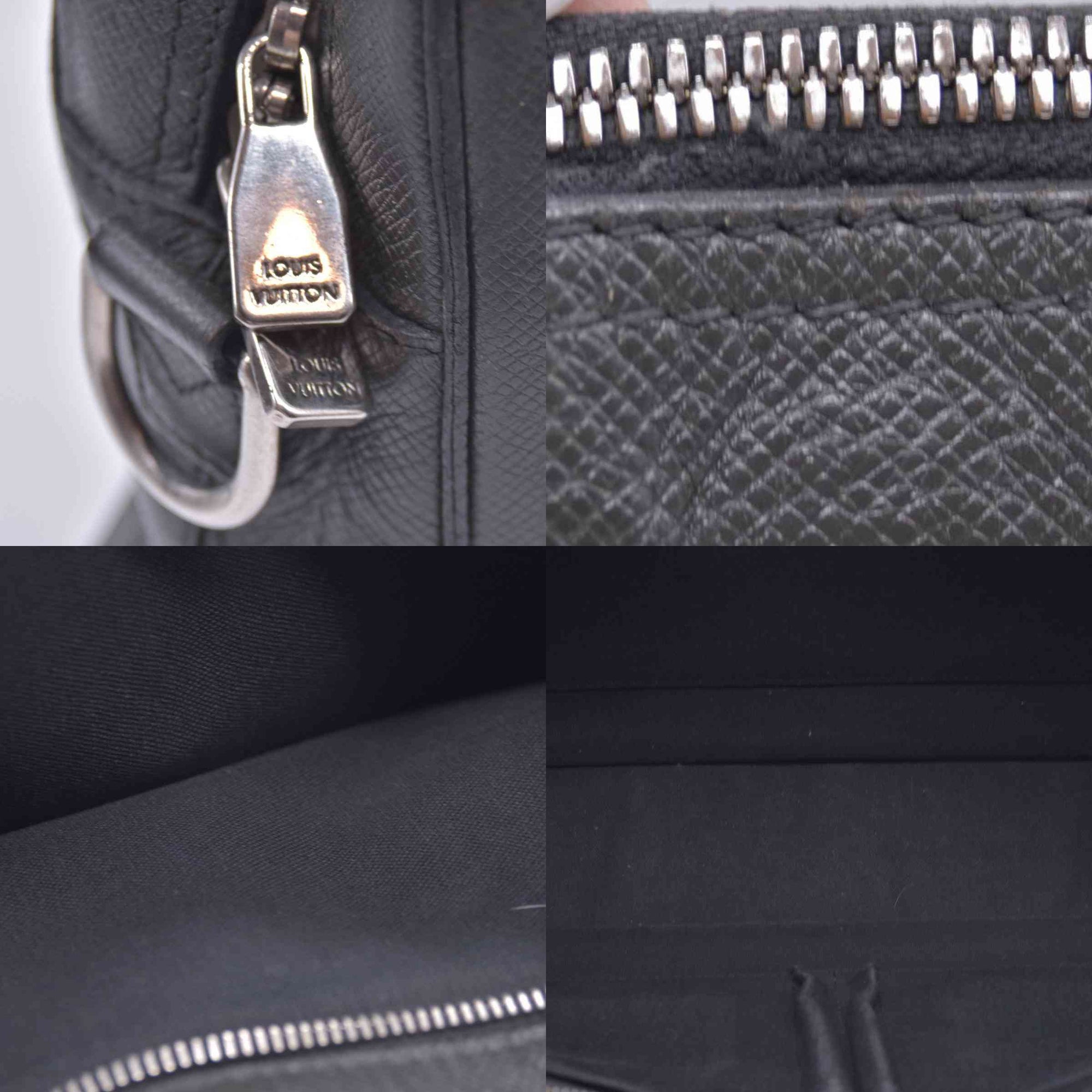 $2340 Louis Vuitton  Taiga Leather Porte-Documents CONSIGNMENT