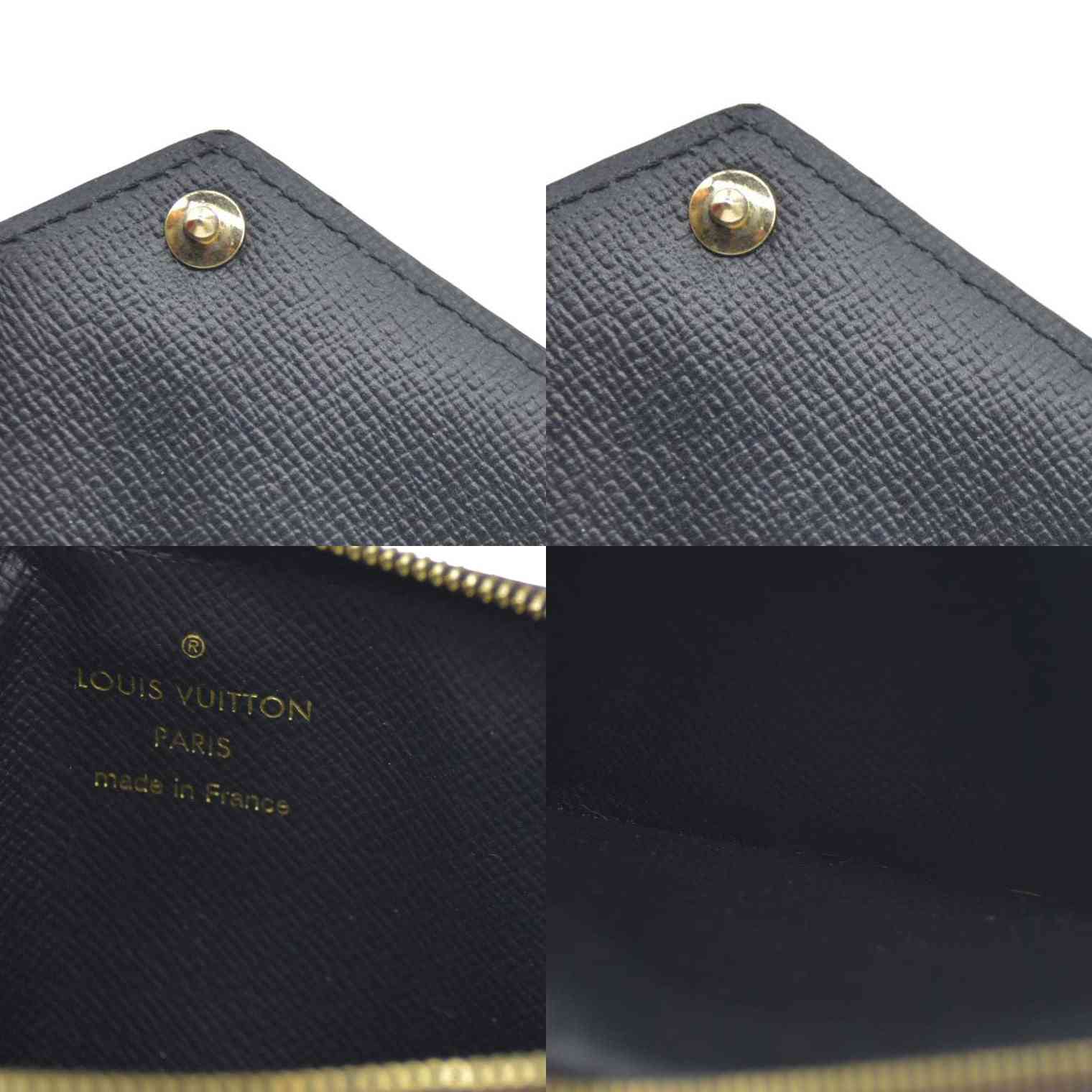 Louis Vuitton  Monogram Recto Verso Card Holder Black RFID