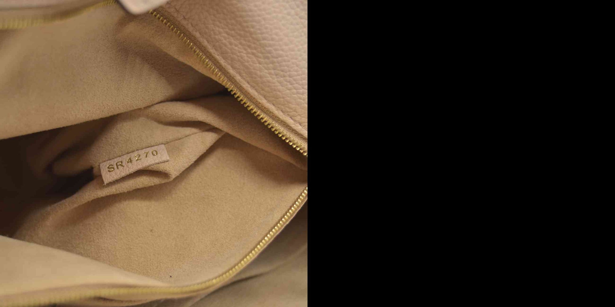 $4700 2020 Louis Vuitton Calfskin Monogram On My Side MM Laurier Green Toffee Latte Beige