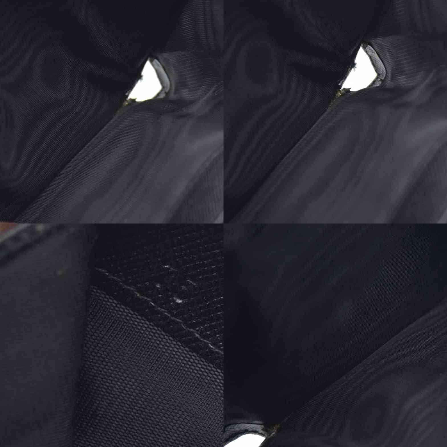 AUCTION $775 Prada  Saffiano Business Card Holder Nero Black