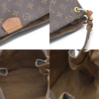 AUCTION $1890 Louis Vuitton  Monogram Graceful PM RFID WELL WORN SEE PHOTOS
