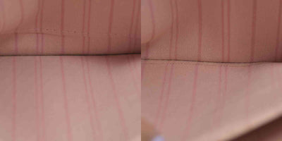 $600 Louis Vuitton Damier Azur Neverfull MM GM Pochette Rose Ballerine RFID