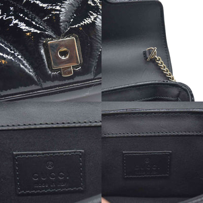 $1850 Gucci Mini Marmont quilted leather cross-body bag