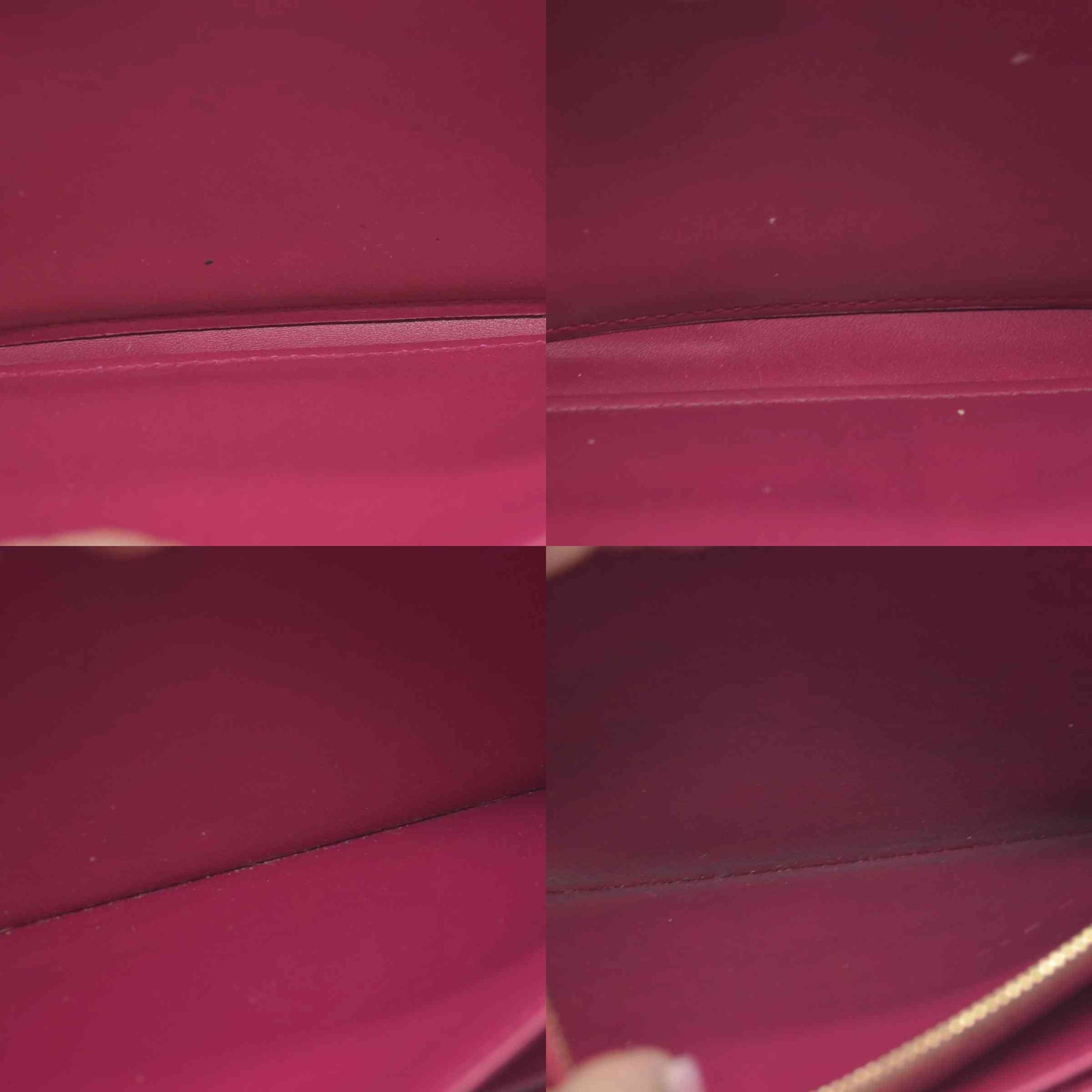 $1060 Louis Vuitton 2012 Vernis Patent Leather Zippy Wallet