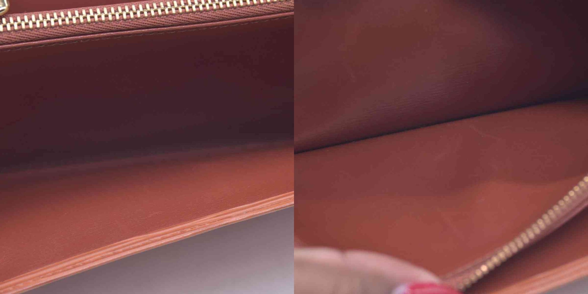 $680 LOUIS VUITTON Epi Leather Porte-Feuille Long Wallet Cognac CONSIGNMENT 10021509