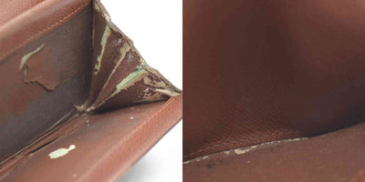 LOUIS VUITTON Monogram Plat Bifold Wallet Coin Case